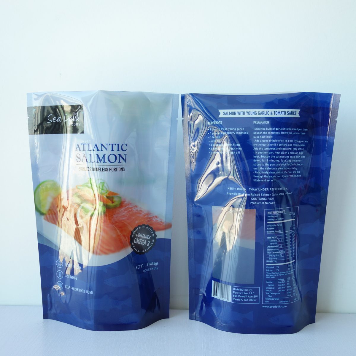 Food Packaging Bags Stand Up Pouches
